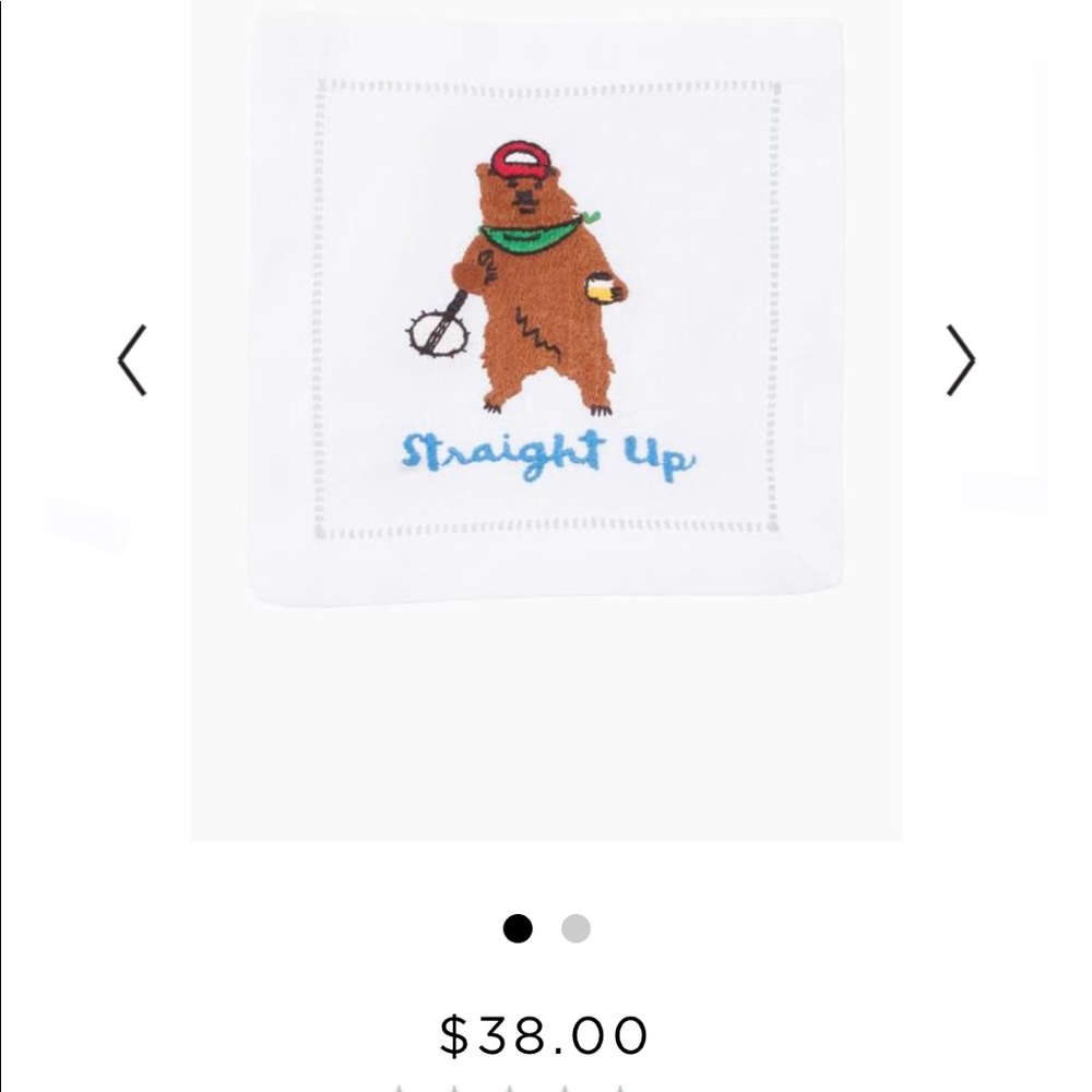 August Morgan Cocktail Napkins set of 4